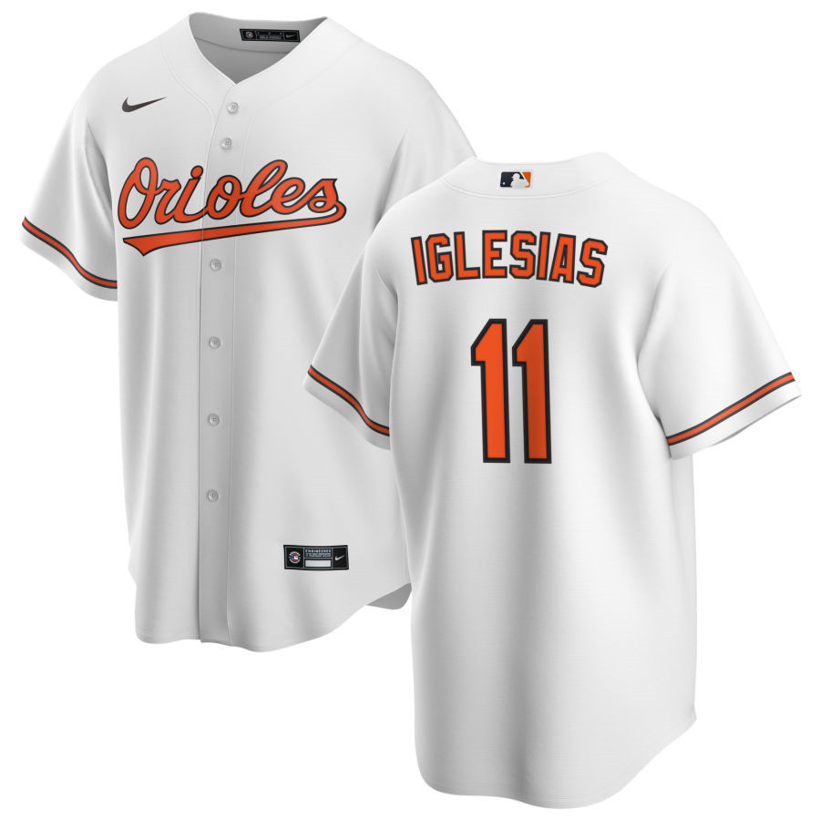 Nike Men #11 Jose Iglesias Baltimore Orioles Baseball Jerseys Sale-White